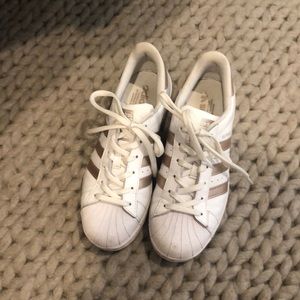 Adidas Rose gold all stars